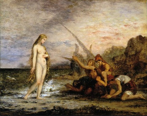 The Birth of Venus by Gustave Moreau 1866