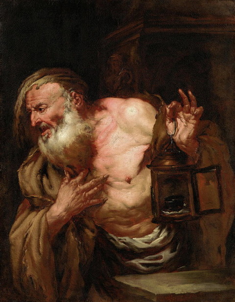 Diogenes  by Giovanni Battista Langetti