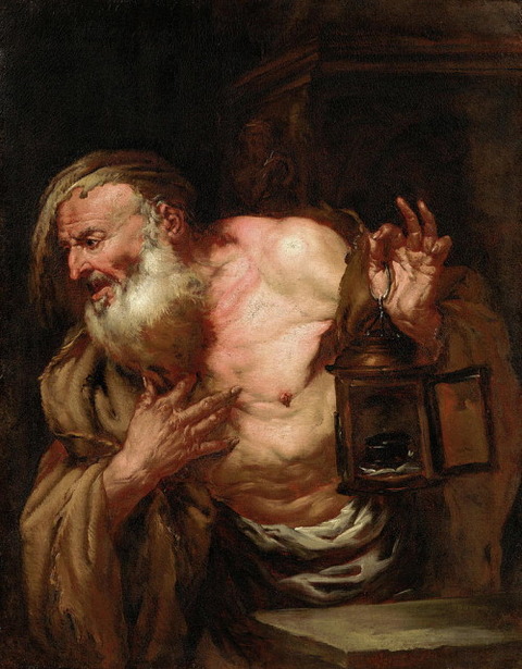 Diogenes by Giovanni Battista Langetti