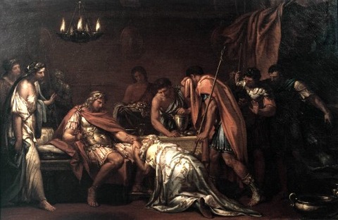 Gavin Hamilton Priam Pleading with Achilles for Hector
