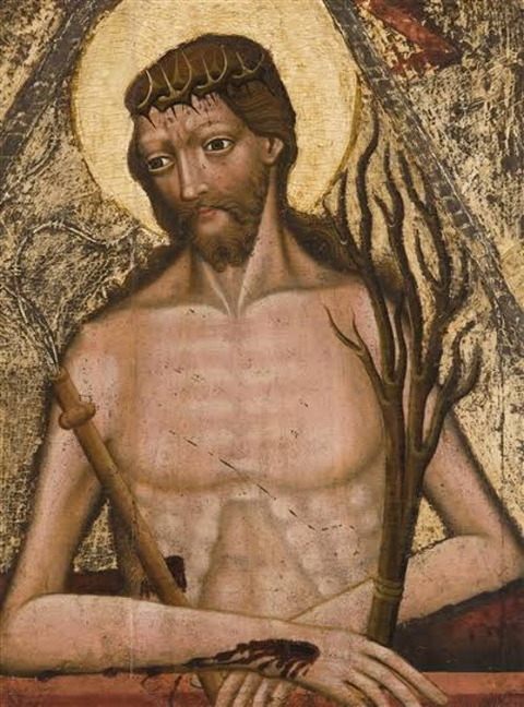 Christ as a Man of Sorrows Circa 1440 Bohemian School, 15th