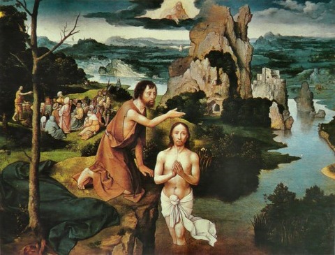 The Baptism of Christ, 1515 - Joachim Patinir
