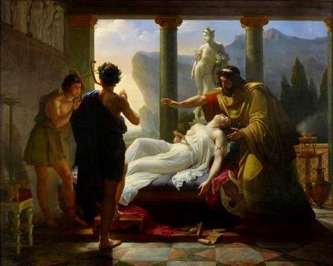Merry-Joseph Blondel Sappho recalled life charm music 1828