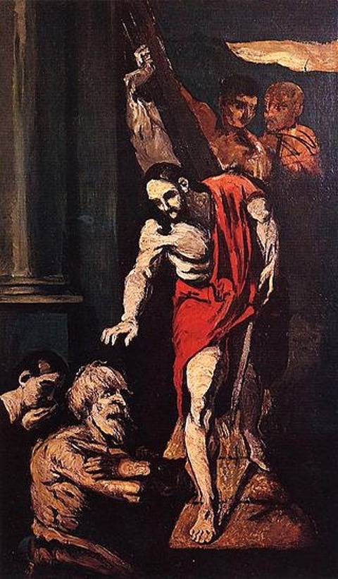 Christ-in-limbo- by cezanne 1867
