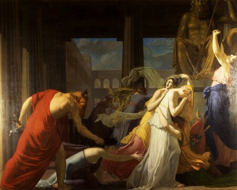 Jean-Baptiste Peytavin Seven Athenians Delivered Minotaur, 1808