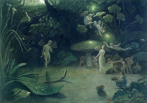 Scene From a Midsummer Nights Dream by Francis Danby 1832