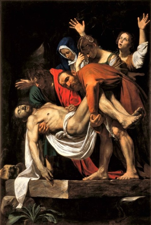 Caravaggio, Deposition from the Cross 1602-3