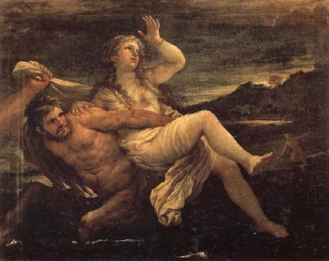 Luca Giordano - Rape of Deianeira by Nessus