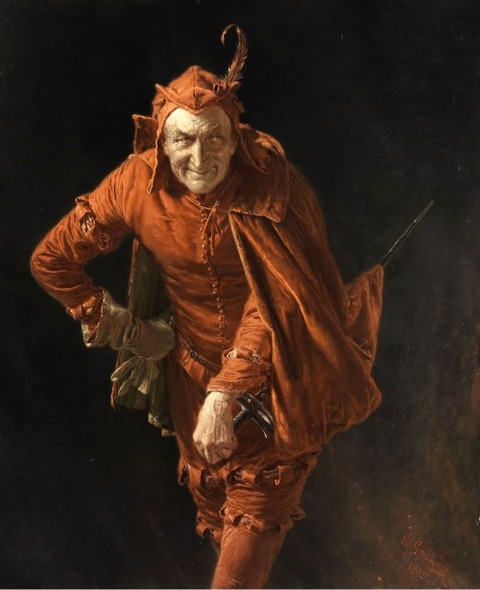 Mephisto, 1895 Eduard von Grützner