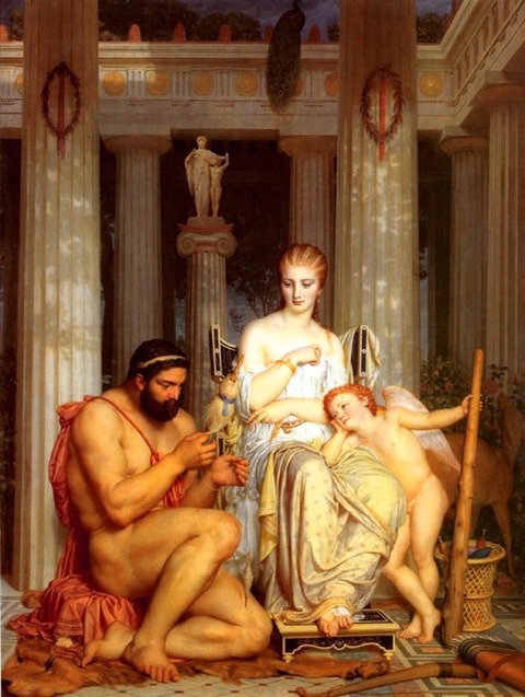 Marc Gabriel Charles Gleyre Hercules and Omphale 1862