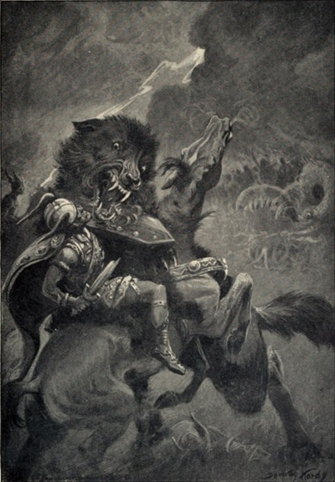 odin-and-fenrir