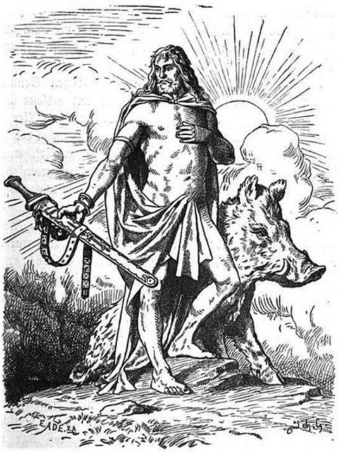 Freyr(1901) by Johannes Gehrts
