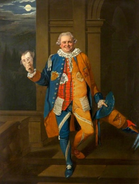 Johann Zoffany 1770 Gentleman in Masquerade Costume