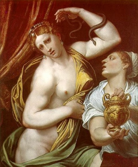 Cleopatra, Domenico Brusasorzi, 1552