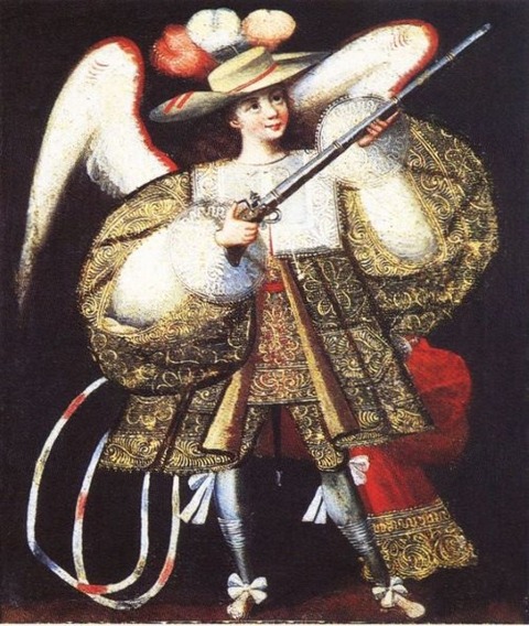 ángel arcabucero (arquebusier angel