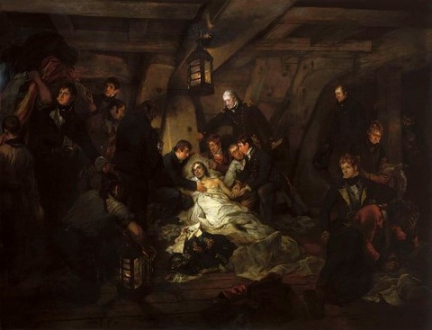 The death of Admiral Lord Nelson Arthur William Devis