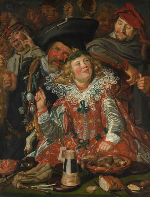 Merrymakers at Shrovetide 1616–17 Frans Hals