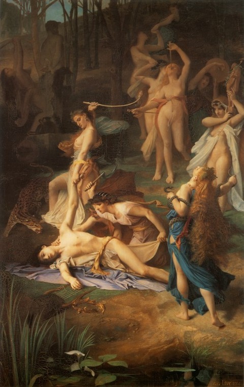 Death of Orpheus by Émile Lévy (1866)1