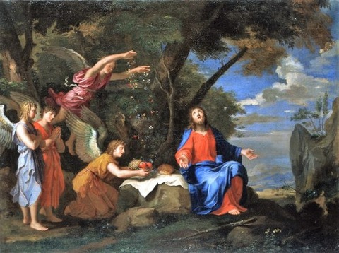 Jacques Stella, Christ Ministered To By Angels 1635-40