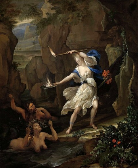 Eglon van der Neer Circe Punishes Glaucus Turning Scylla