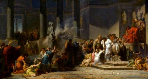 Jean-François-Pierre Peyron 1744–1814 ミノタウロスの生贄