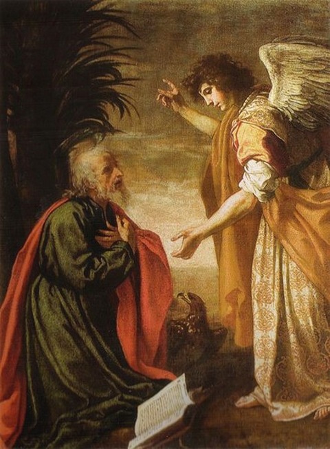 Carlo Dolci the Apostle John John of Patmos Gets a Visit
