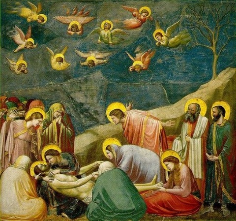 Giotto di Bondone - Lamentation, The Mourning of Christ, 1304-06