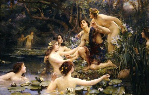Hylas And The Water Nymphs by Henrietta Rae