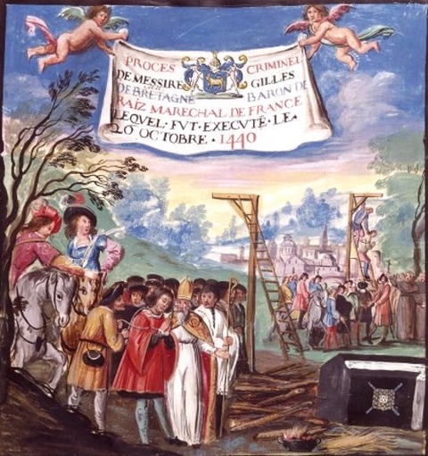 Exécution Gilles de Rais 1530