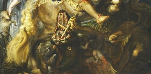 Rubens San Jorge el Dragón 1605- -