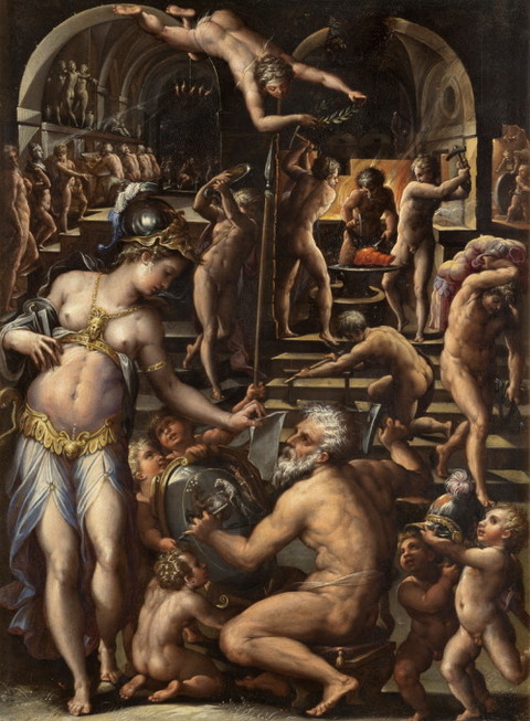 The Forge of Vulcan Giorgio Vasari