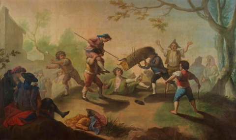 Ramón Bayeu y Subías Boys Playing Bullfighting XVIII