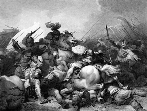 Battle of Bosworth by Philip James de Loutherbourg 1857