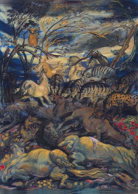 Le charnier (Mass grave) Henry De Groux, 1894