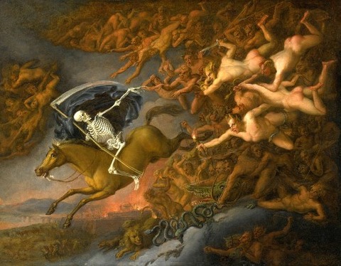 Death Leading Hells Army English School 1800