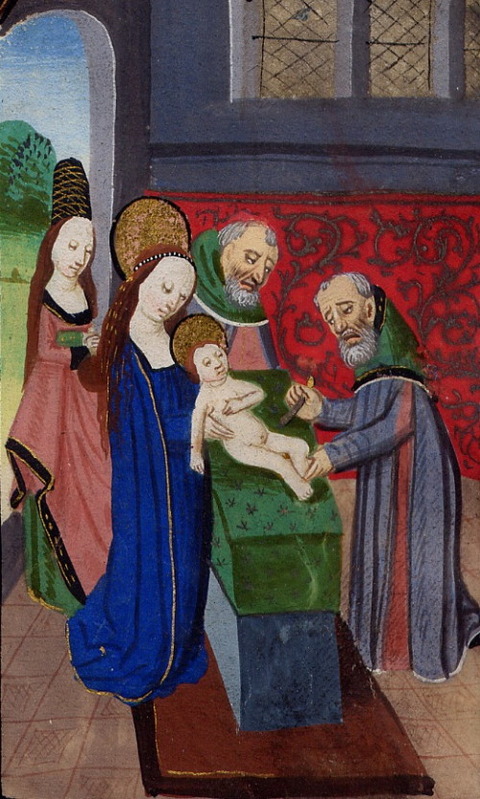 Manuscript Miniature Depicting the Circumcision of Christ