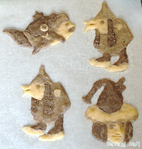 怪物クッキー焼く前 (2)