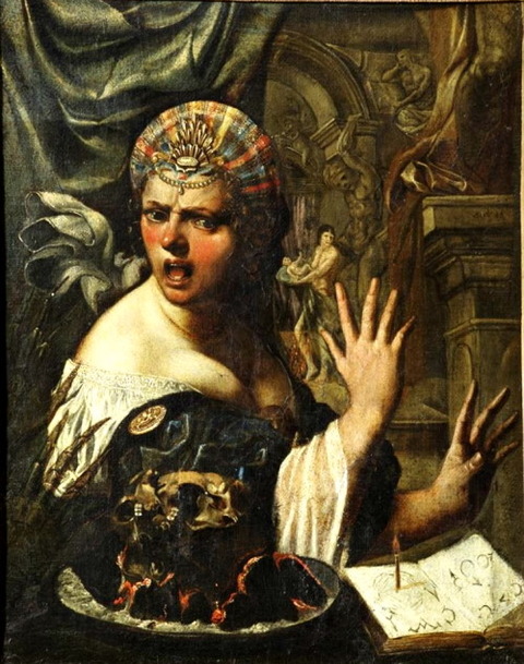 Italiano Negromante . 17th Angelo Caroselli