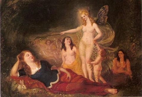 Midsummer's Night's Dream Attributed To David Scott 1806-49