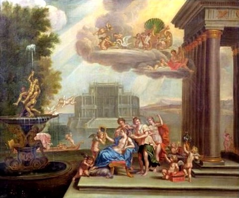 The Toilet Of Venus by Francesco Albani