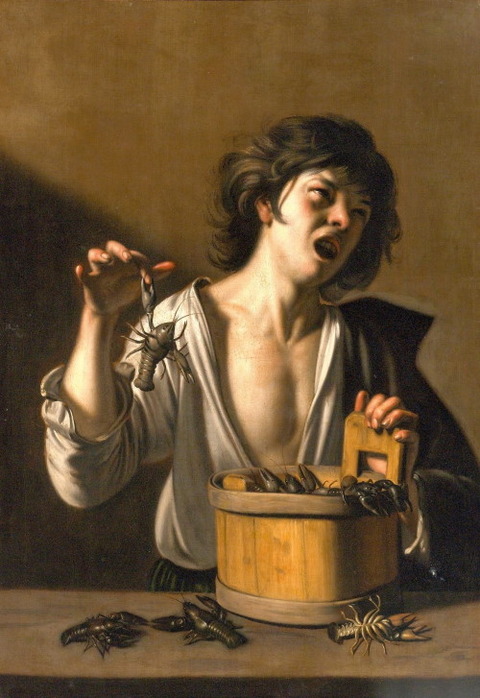 Pensionante del Saraceni, A Boy Bitten by a Crayfish, 17th