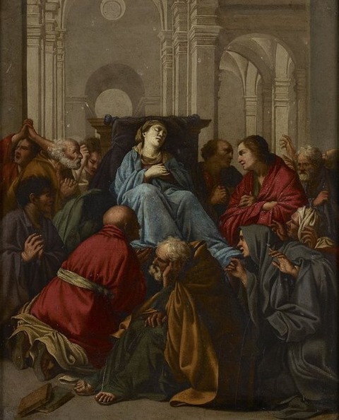 School of Carlo Saraceni - Death of the Virgin