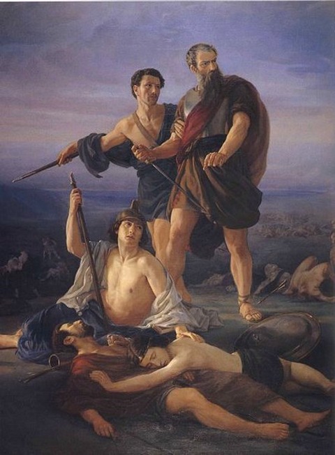 Death of King Saul 1848 Elie Marcuse