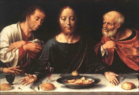 The Last Supper Christ John Peter 1520 Joos van Cleve