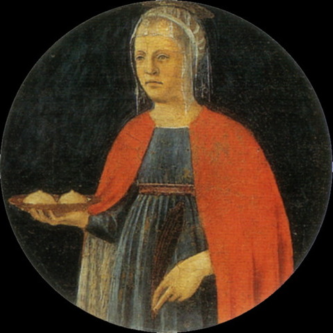 Saint Agatha  by Piero della Francesca 1460–70