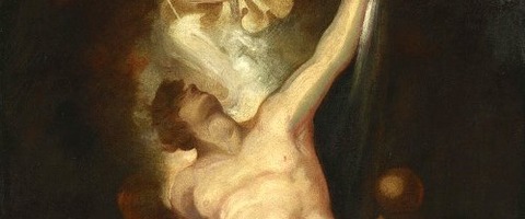 Satan And The Birth Of Sin by Johann Heinrich Fuseli -