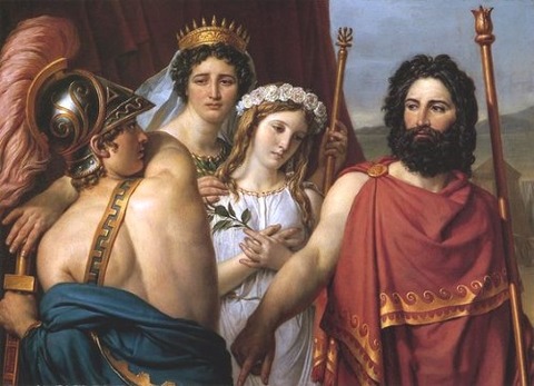 Jacques-Louis David, The Anger of Achilles, 1819