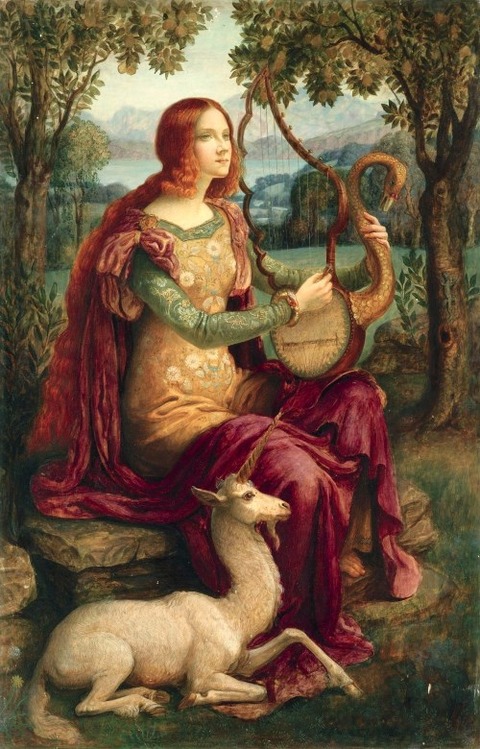 Armand Point Lady with unicorn, 1898