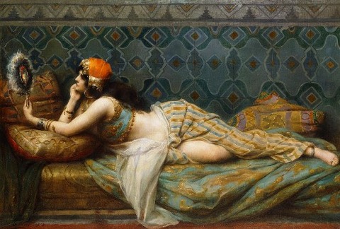 The Odalisque by Adrien Henri Tanoux