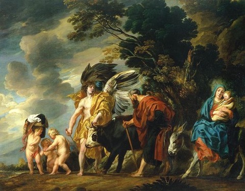 The Flight Into Egypt by Jacob Jordaens